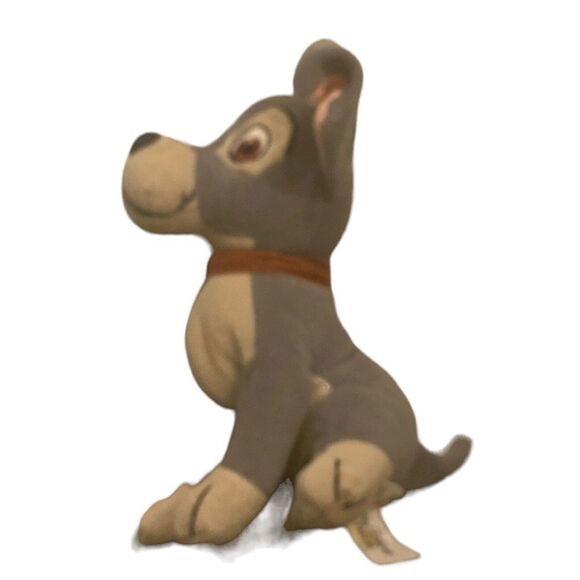 Walt Disney World Lady And The TRAMP 7”  Gray Dog Plush Beanie Toy - Picture 6 of 9